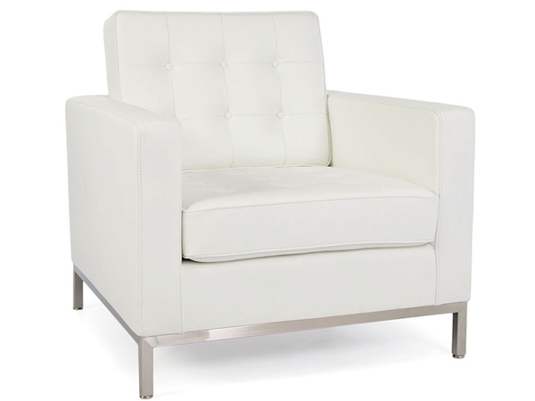 Knoll Lounge Sessel - Weiß