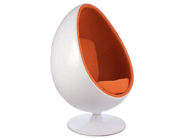 Ovaler Egg Sessel - Orange